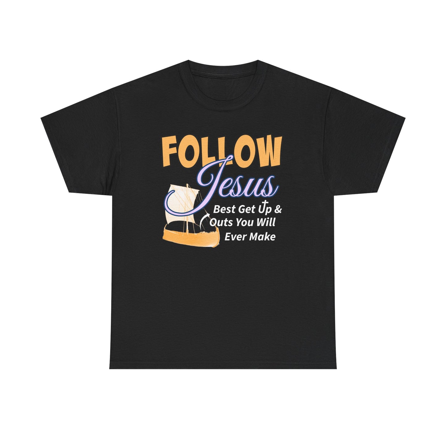 Follow Jesus Best Unisex Cotton Tee, Faith Shirt, Christian Apparel, Inspirational Gift, Religious T-Shirt, Casual Wear