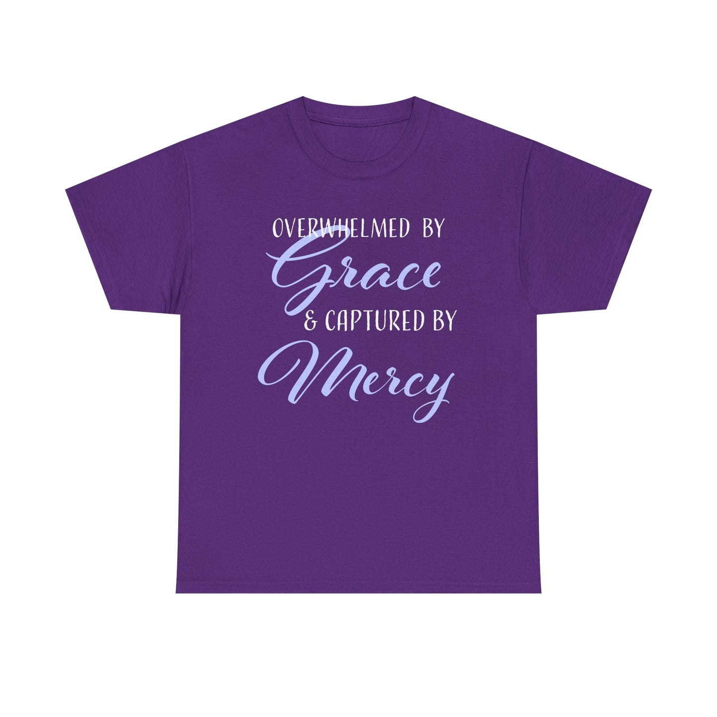 Overwhelmed by Grace Tee, Inspirational T-Shirt, Faith-Based Apparel, Christian Gift, Religious Top, Meaningful Message Shirt