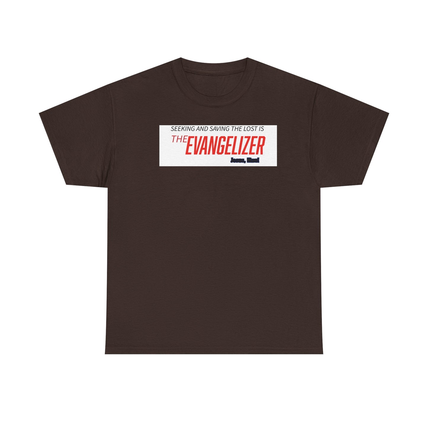 Evangelizer Unisex Heavy Cotton Tee | Faith-Based Gift, Christian Apparel, Inspirational Fashion, Church Events, Youth Group Wear