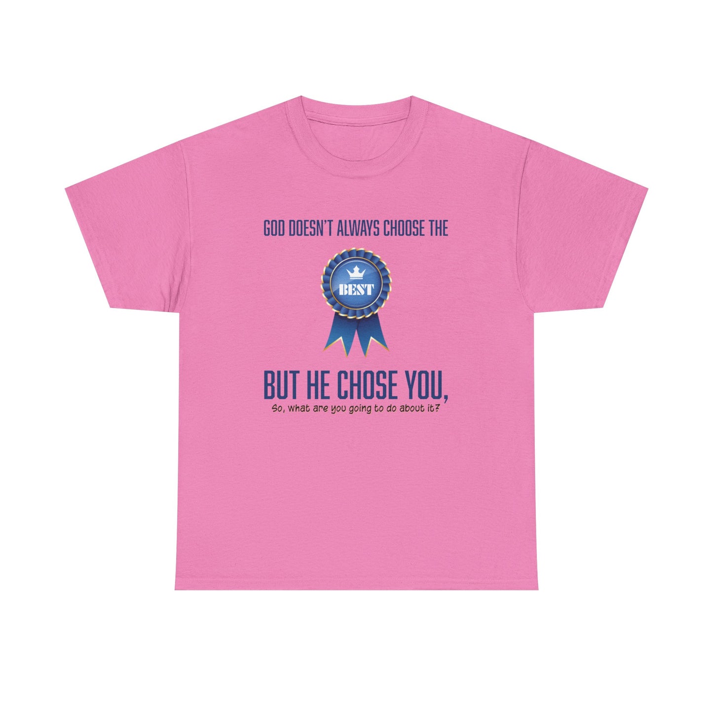 "God Doesn't Always" Unisex Heavy Cotton Tee