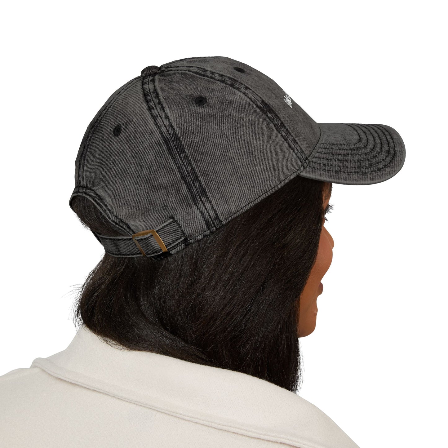 Be Yourself Jesus Vintage Embroidered Cap - Inspirational Quote Hat, Adjustable Dad Hat, Unique Gift, Casual Headwear, Vintage Style Cap