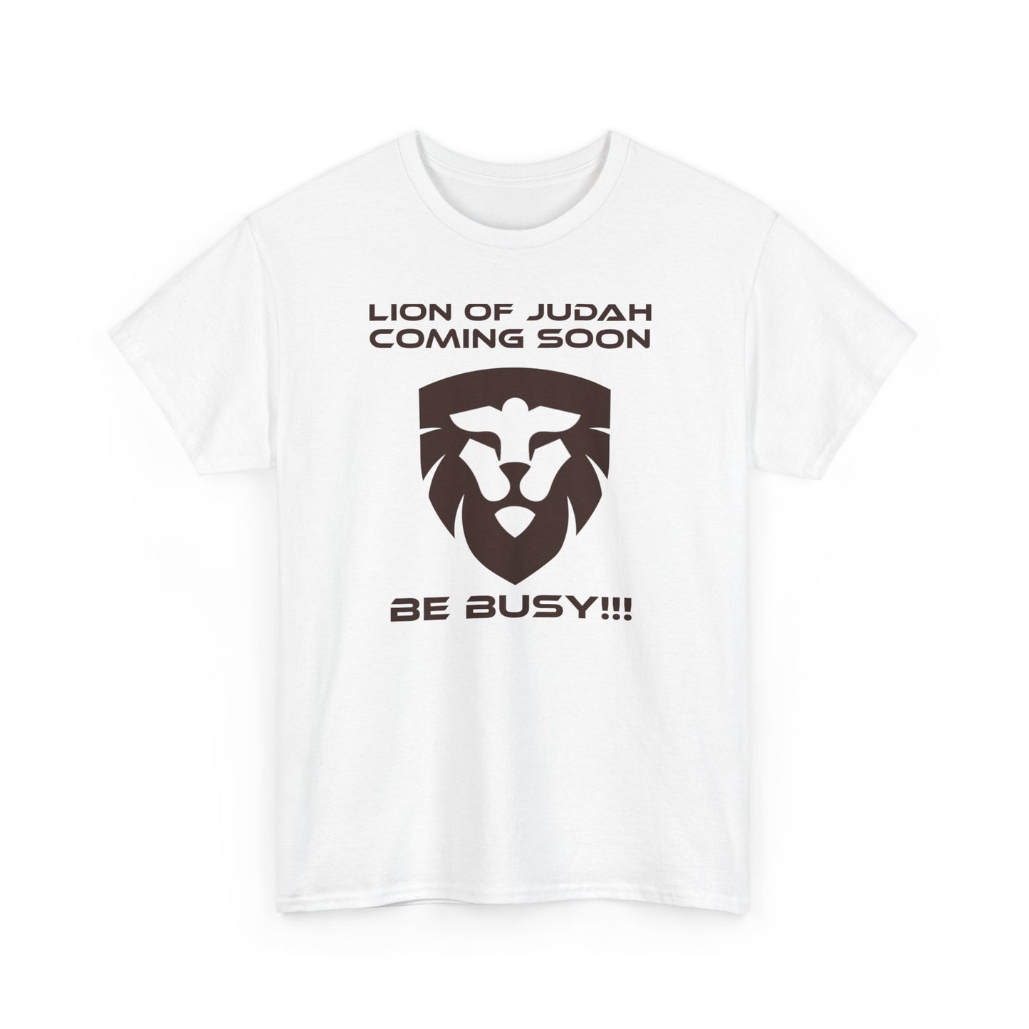 "Lion of Judah Coming Soon" Unisex Heavy Cotton Tee