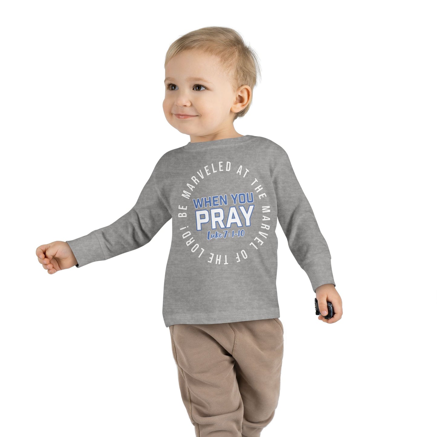 "Be Marveled" Toddler Long Sleeve Tee