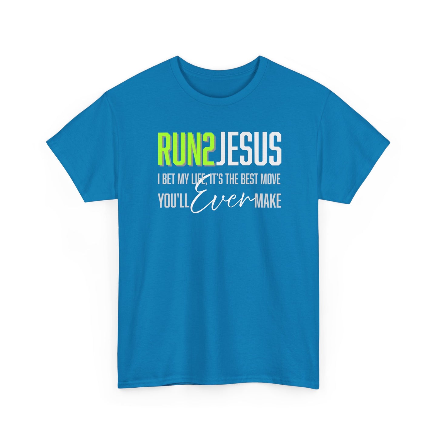 "Run 2 Jesus" Unisex Heavy Cotton Tee