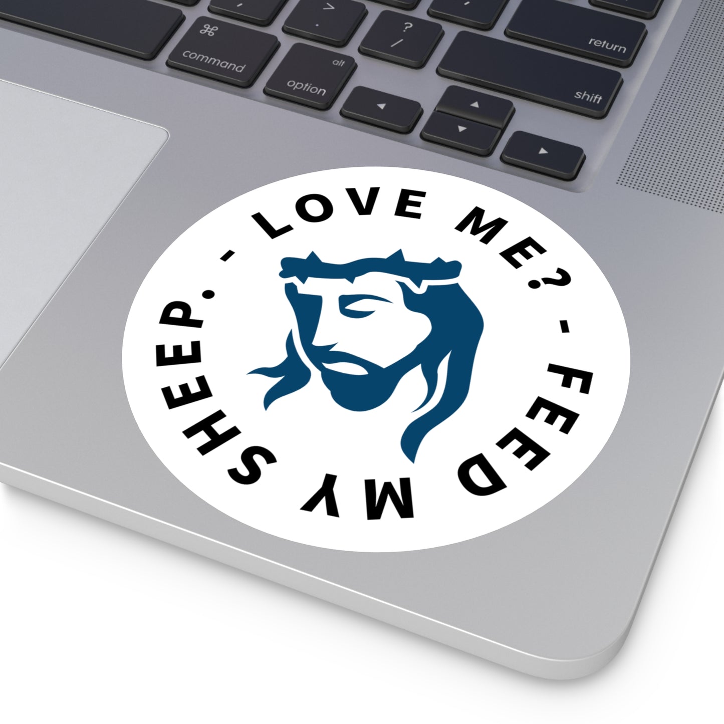 "Love Me?" Round Sticker, Indoor\Outdoor