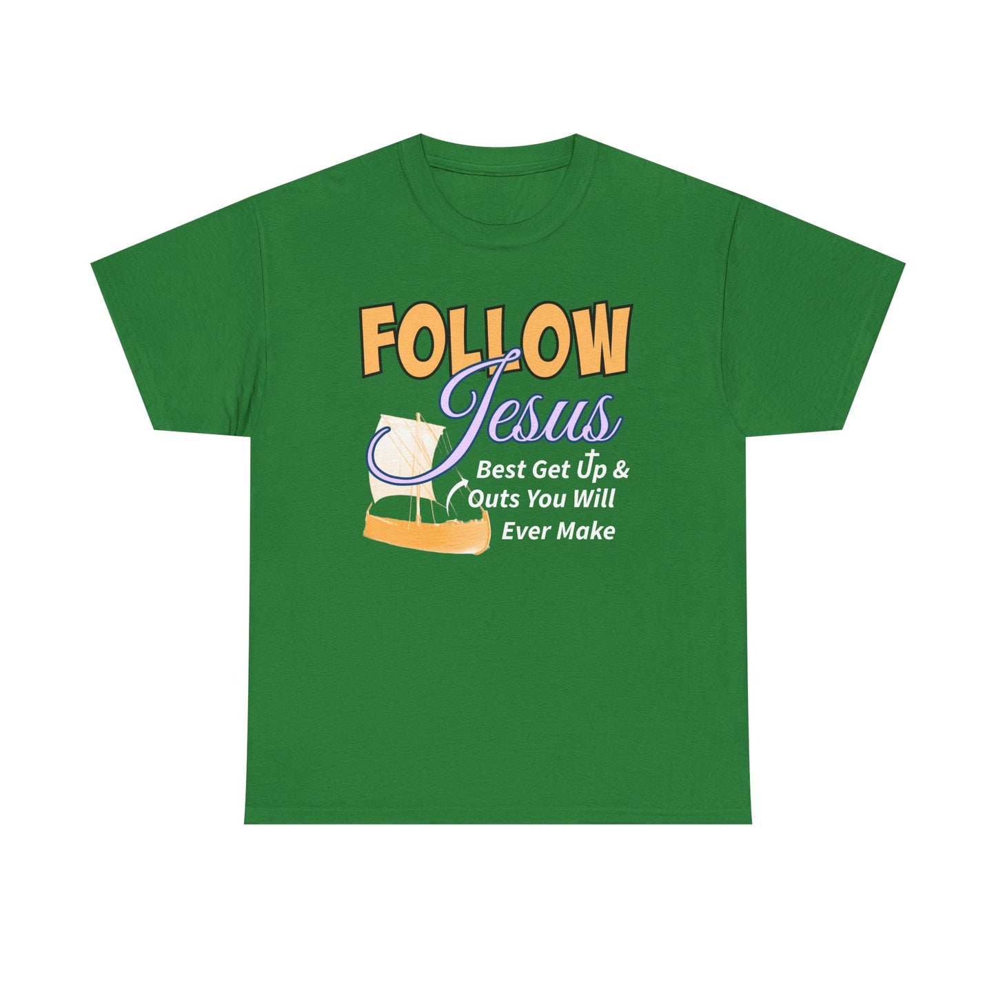 Follow Jesus Best Unisex Cotton Tee, Faith Shirt, Christian Apparel, Inspirational Gift, Religious T-Shirt, Casual Wear