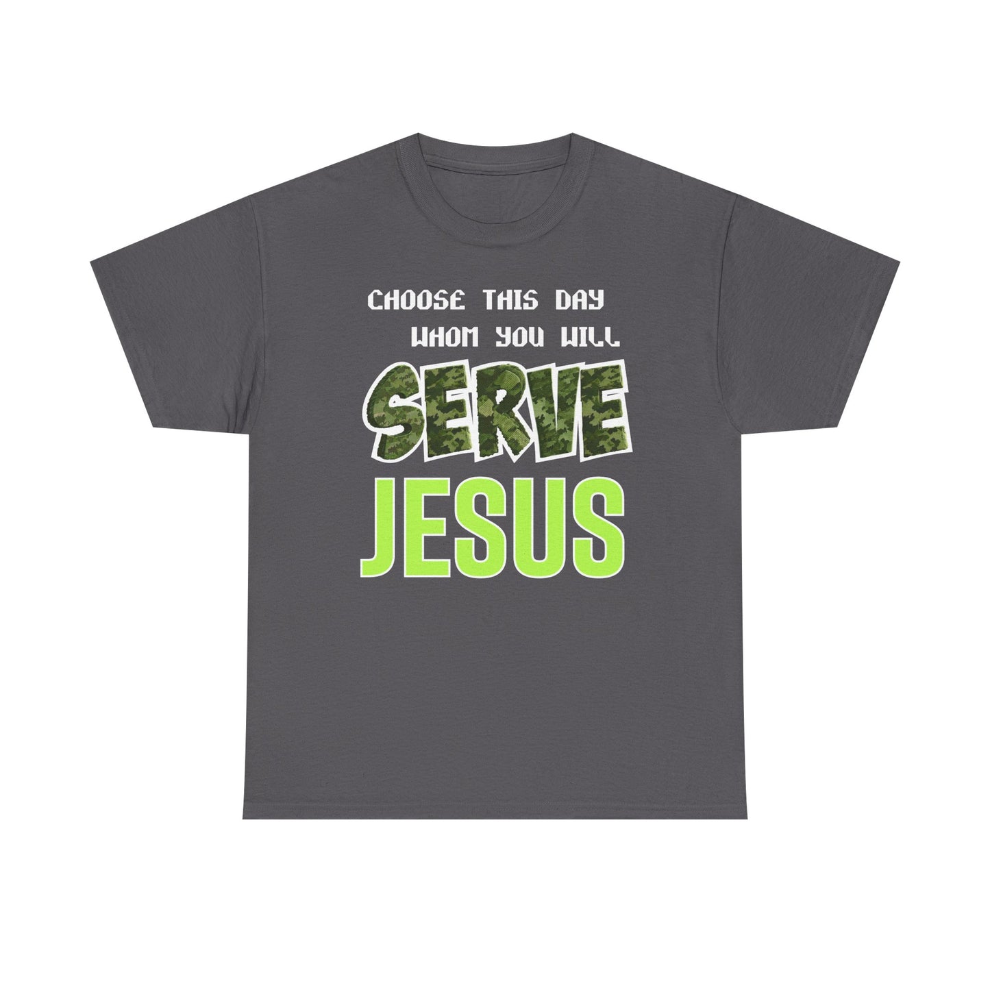 Choose This Day Tee, Christian Apparel, Serve Jesus Shirt, Casual Wear, Inspirational Gift