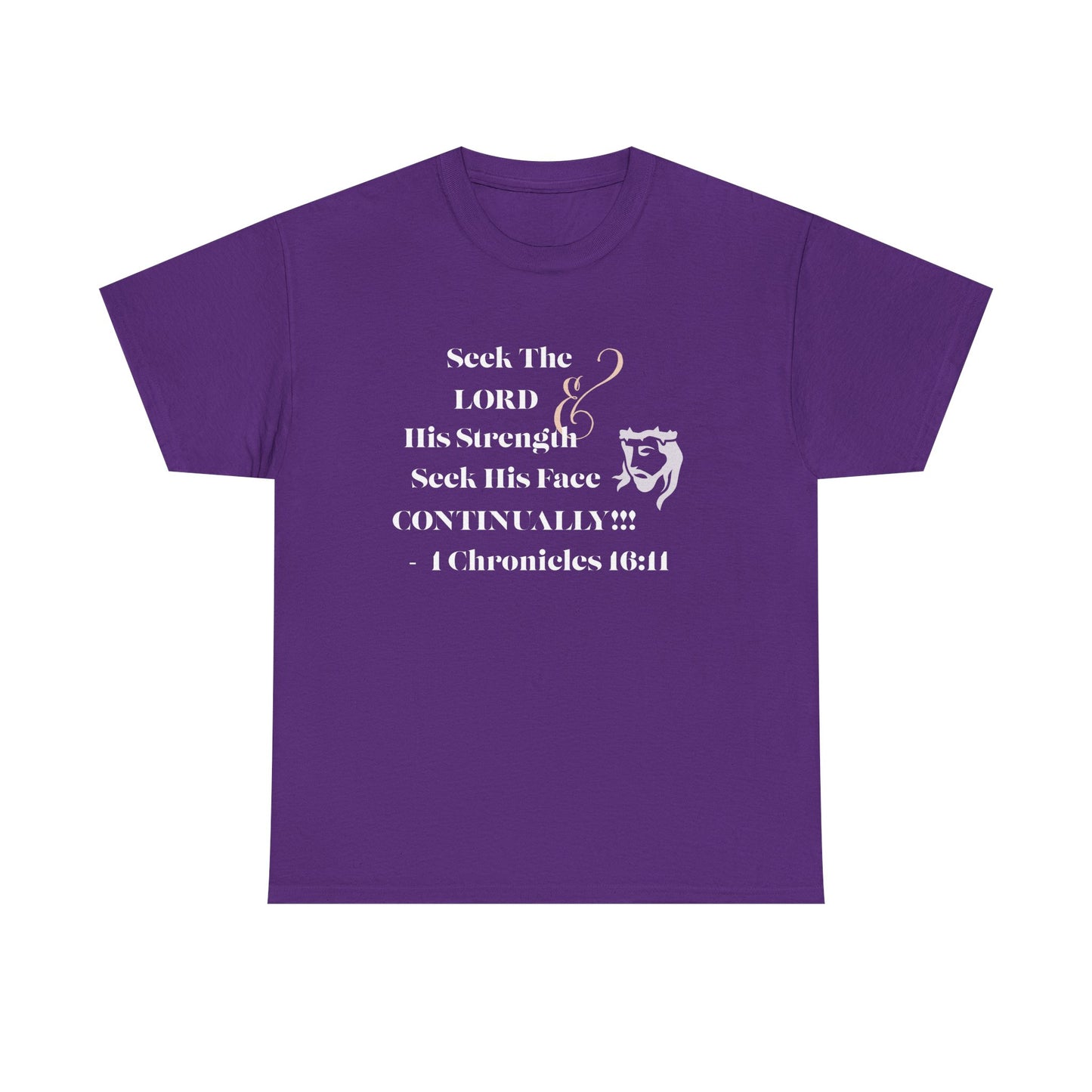 Seek The Lord faith-Inspired Unisex Cotton Tee, Inspirational T-Shirt, Christian Gift, Casual Wear, Bible Verse Shirt, Everyday Comfort