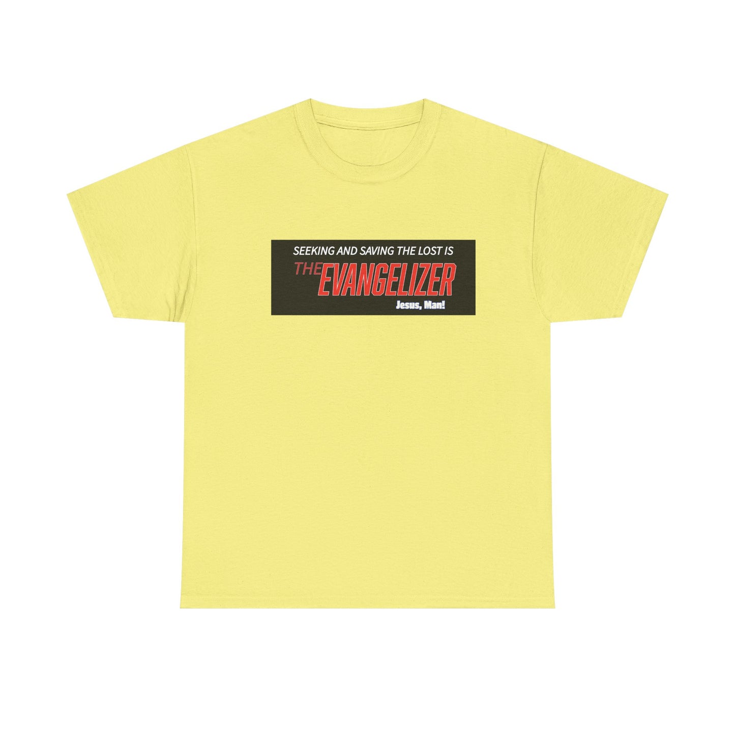 Evangelizer Unisex Heavy Cotton Tee | Faith-Based Gift, Christian Apparel, Inspirational Fashion, Church Events, Youth Group Wear