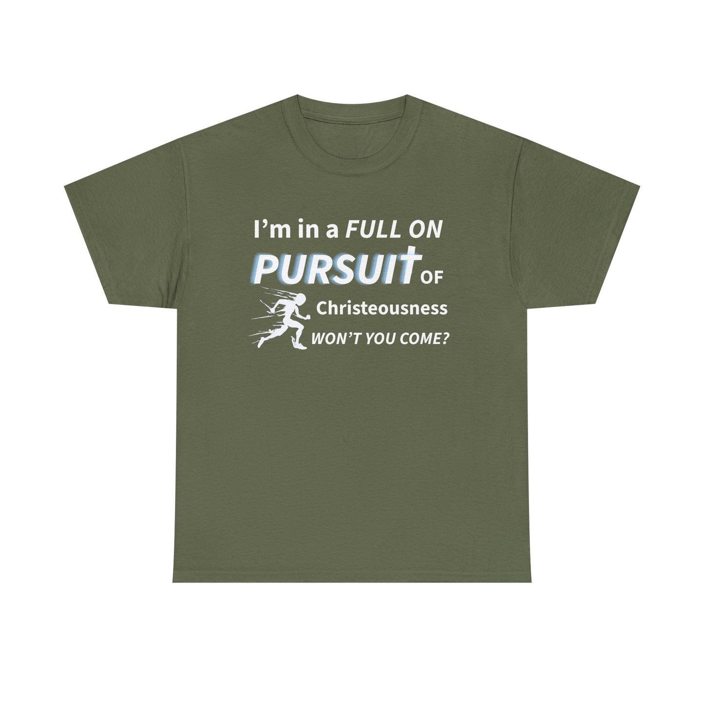 Pursuit of Christeousness Unisex Tee - Inspirational T-Shirt, Casual Wear, Gift for Friends, Motivational Apparel, Everyday Style