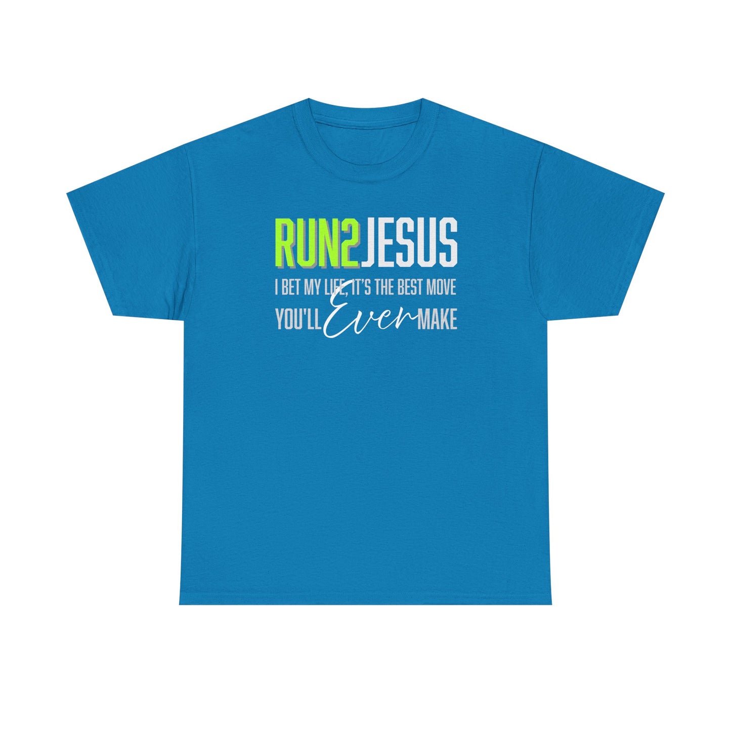 "Run 2 Jesus" Unisex Heavy Cotton Tee