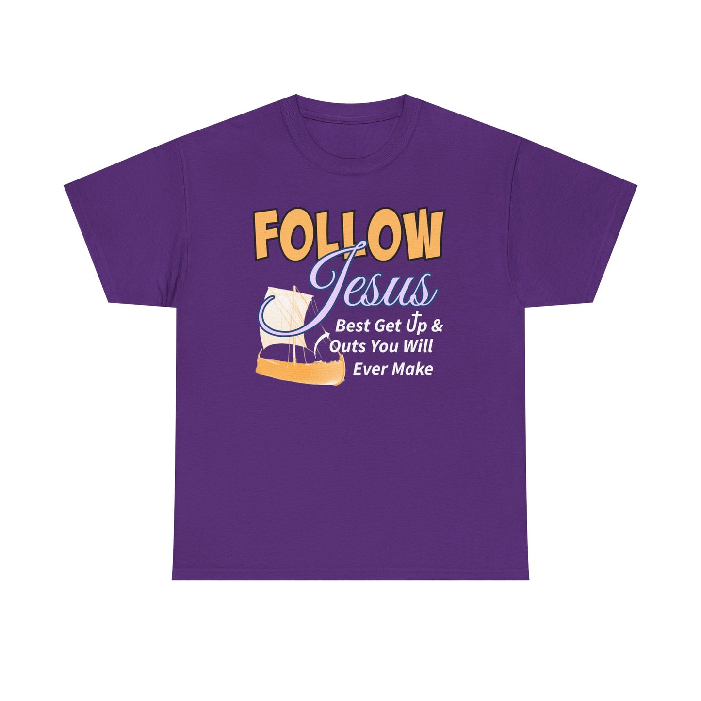 Follow Jesus Best Unisex Cotton Tee, Faith Shirt, Christian Apparel, Inspirational Gift, Religious T-Shirt, Casual Wear