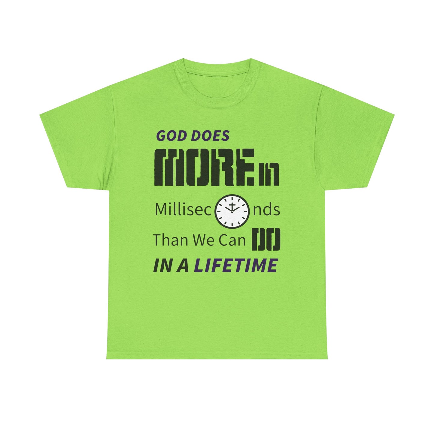 God Does More Inspirational Religious Tee, God Does More Shirt, Faith-Based T-Shirt, Christian Gift, Motivational Cotton Top