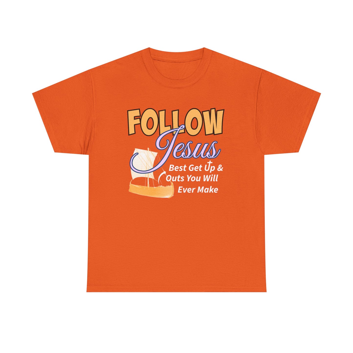 Follow Jesus Best Unisex Cotton Tee, Faith Shirt, Christian Apparel, Inspirational Gift, Religious T-Shirt, Casual Wear