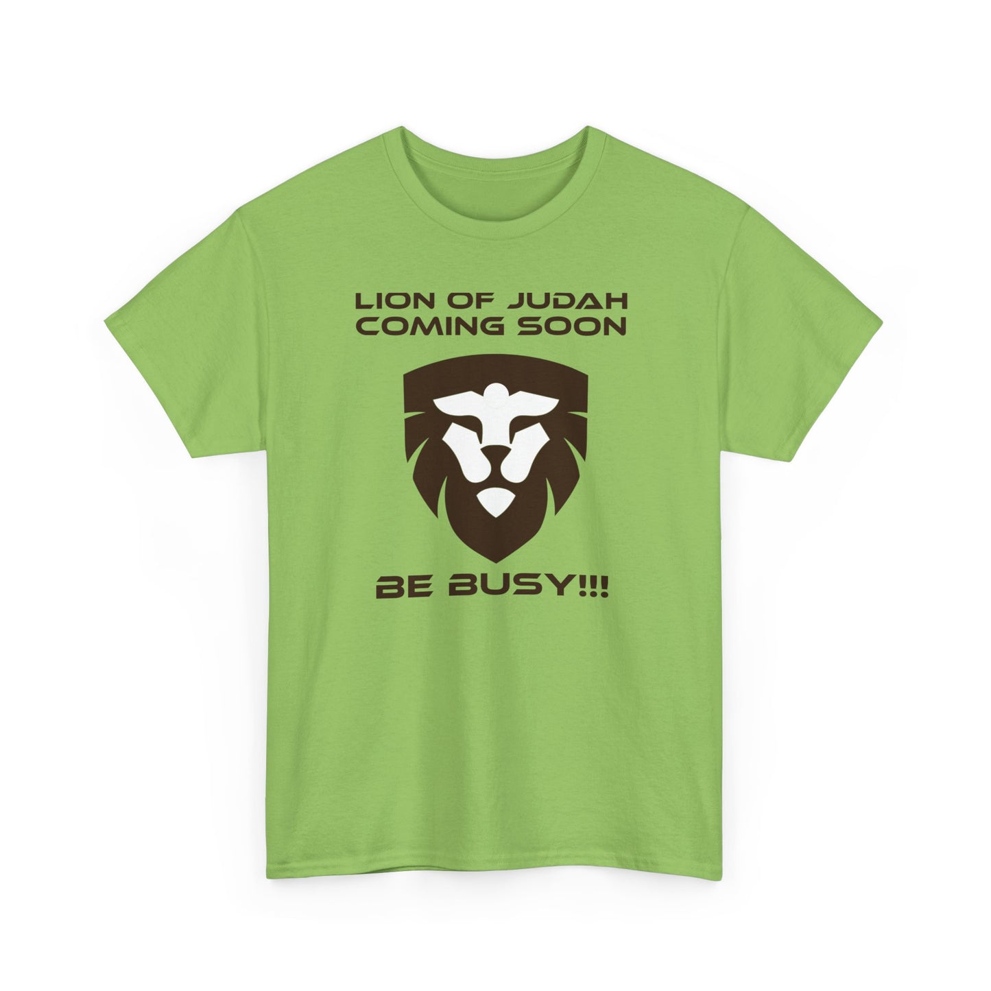 "Lion of Judah Coming Soon" Unisex Heavy Cotton Tee
