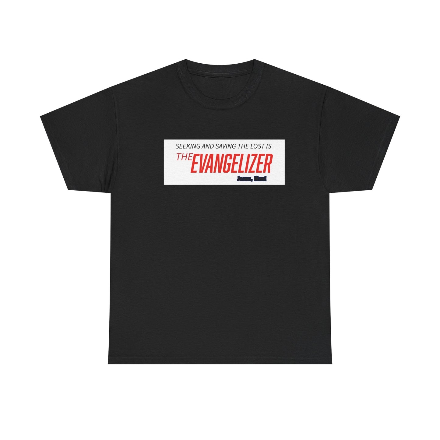 Evangelizer Unisex Heavy Cotton Tee | Faith-Based Gift, Christian Apparel, Inspirational Fashion, Church Events, Youth Group Wear