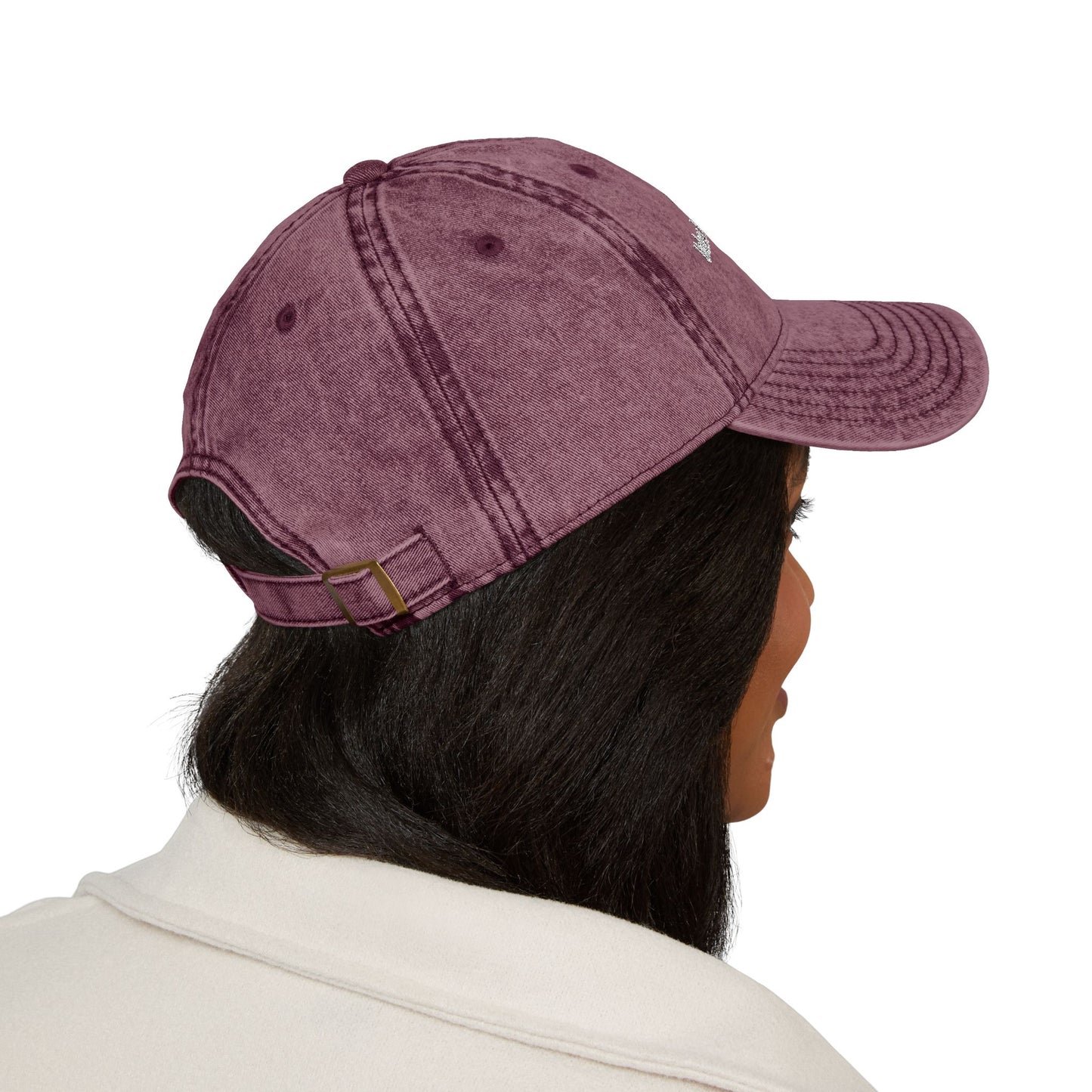 Be Yourself Jesus Vintage Embroidered Cap - Inspirational Quote Hat, Adjustable Dad Hat, Unique Gift, Casual Headwear, Vintage Style Cap