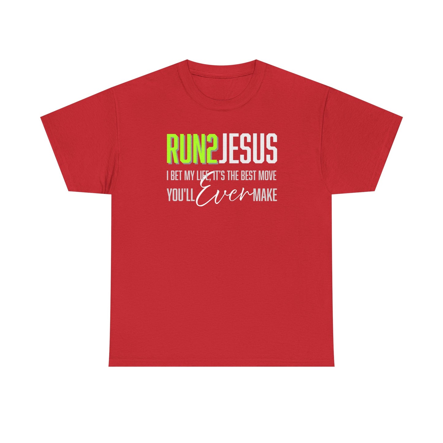 "Run 2 Jesus" Unisex Heavy Cotton Tee