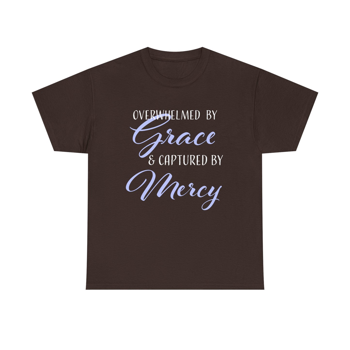 Overwhelmed by Grace Tee, Inspirational T-Shirt, Faith-Based Apparel, Christian Gift, Religious Top, Meaningful Message Shirt