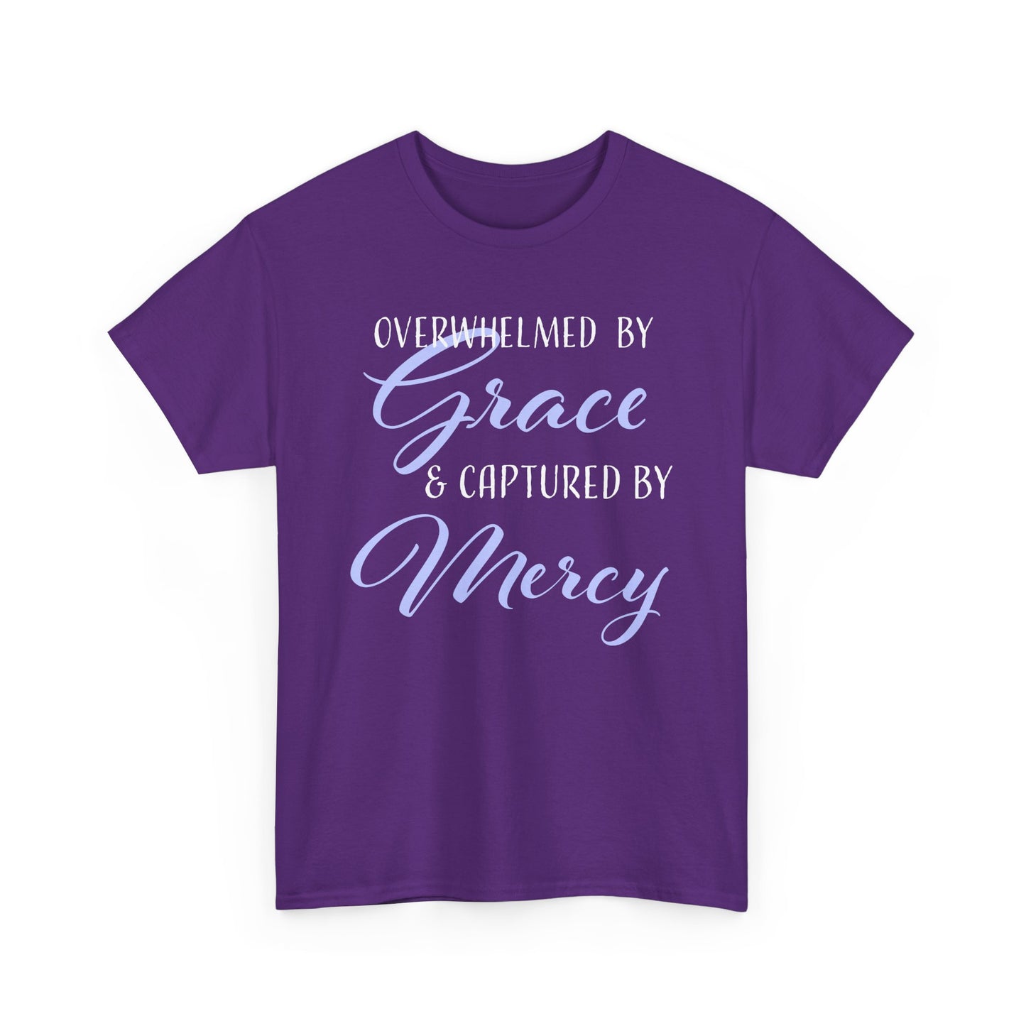 Overwhelmed by Grace Tee, Inspirational T-Shirt, Faith-Based Apparel, Christian Gift, Religious Top, Meaningful Message Shirt