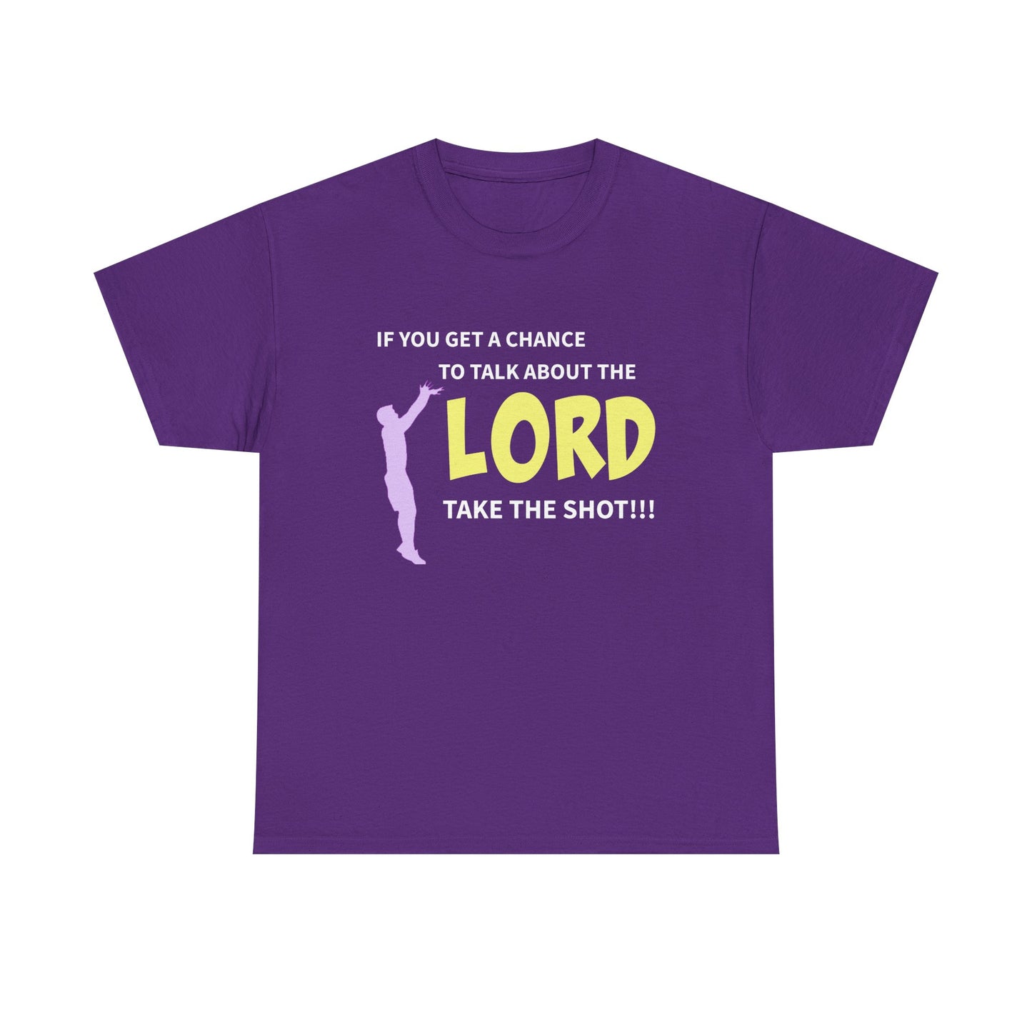 Take The Shot T-Shirt, Lord Take the Shot Tee, Unisex Cotton Top, Christian Humor Shirt, Gift for Church Events