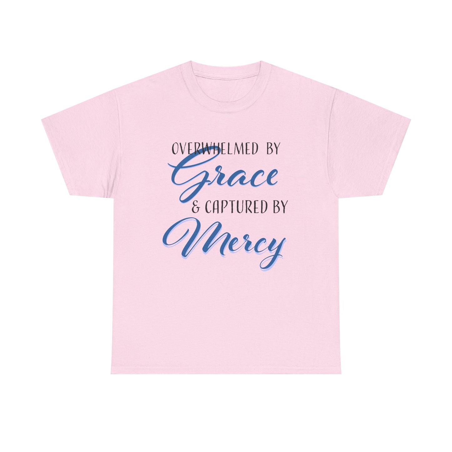 Overwhelmed by Grace Tee, Inspirational T-Shirt, Faith-Based Apparel, Christian Gift, Religious Top, Meaningful Message Shirt