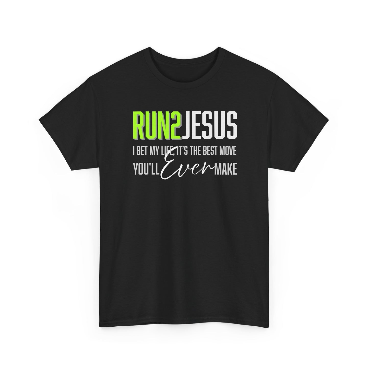 "Run 2 Jesus" Unisex Heavy Cotton Tee