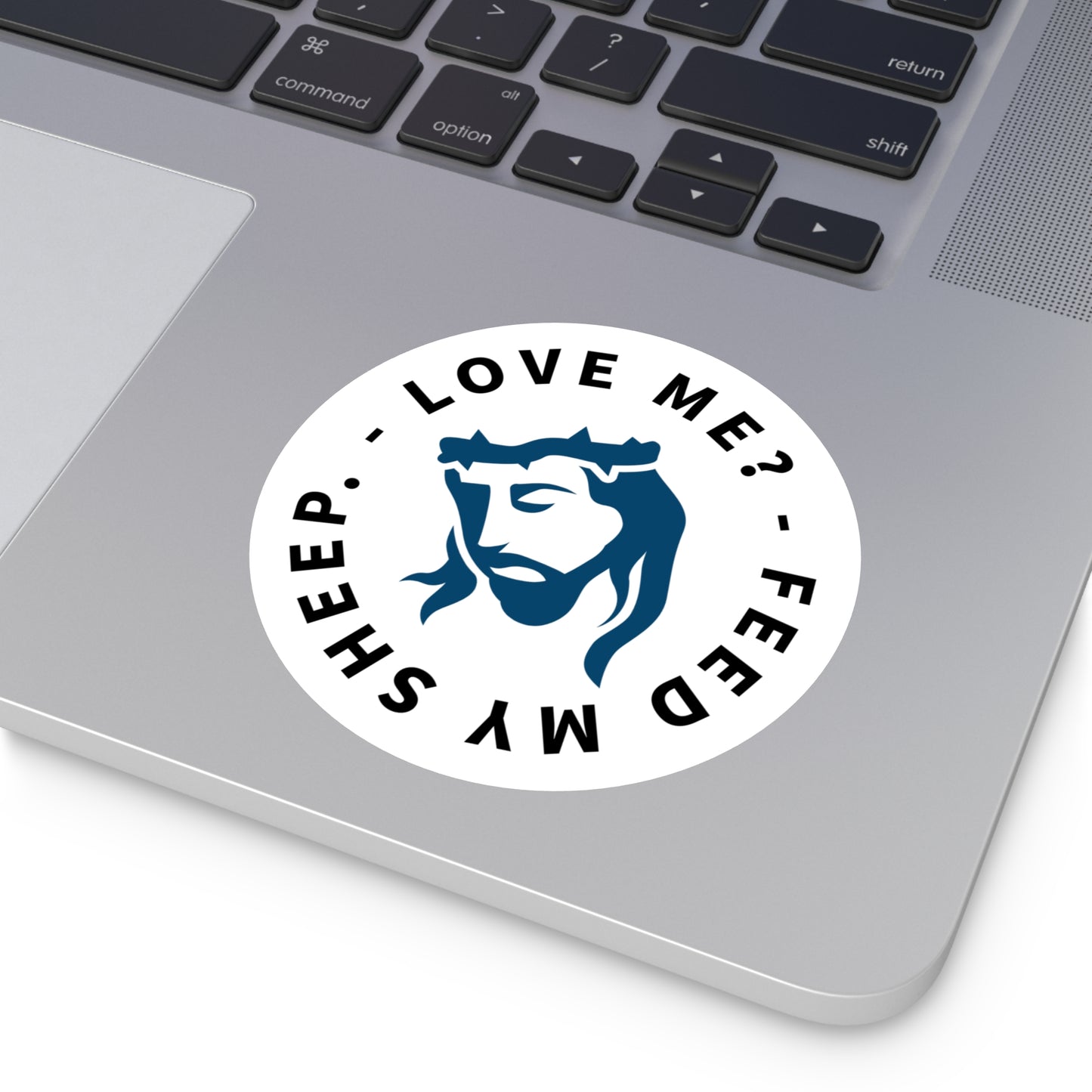 "Love Me?" Round Sticker, Indoor\Outdoor