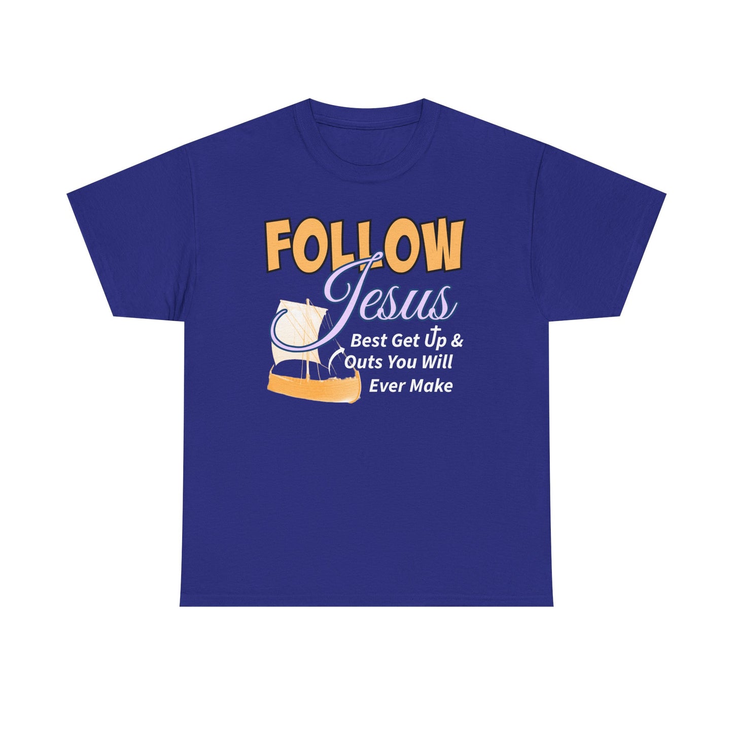 Follow Jesus Best Unisex Cotton Tee, Faith Shirt, Christian Apparel, Inspirational Gift, Religious T-Shirt, Casual Wear