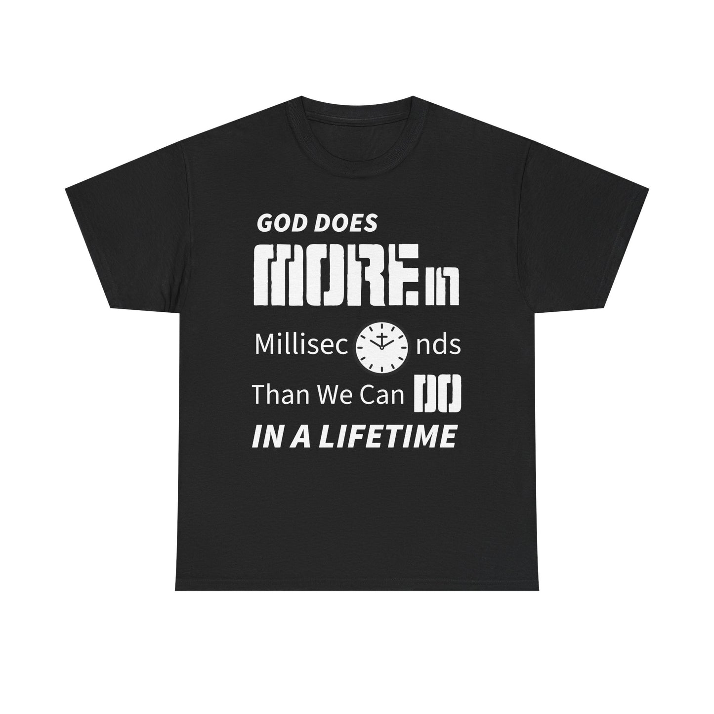 God Does More Inspirational Religious Tee, God Does More Shirt, Faith-Based T-Shirt, Christian Gift, Motivational Cotton Top