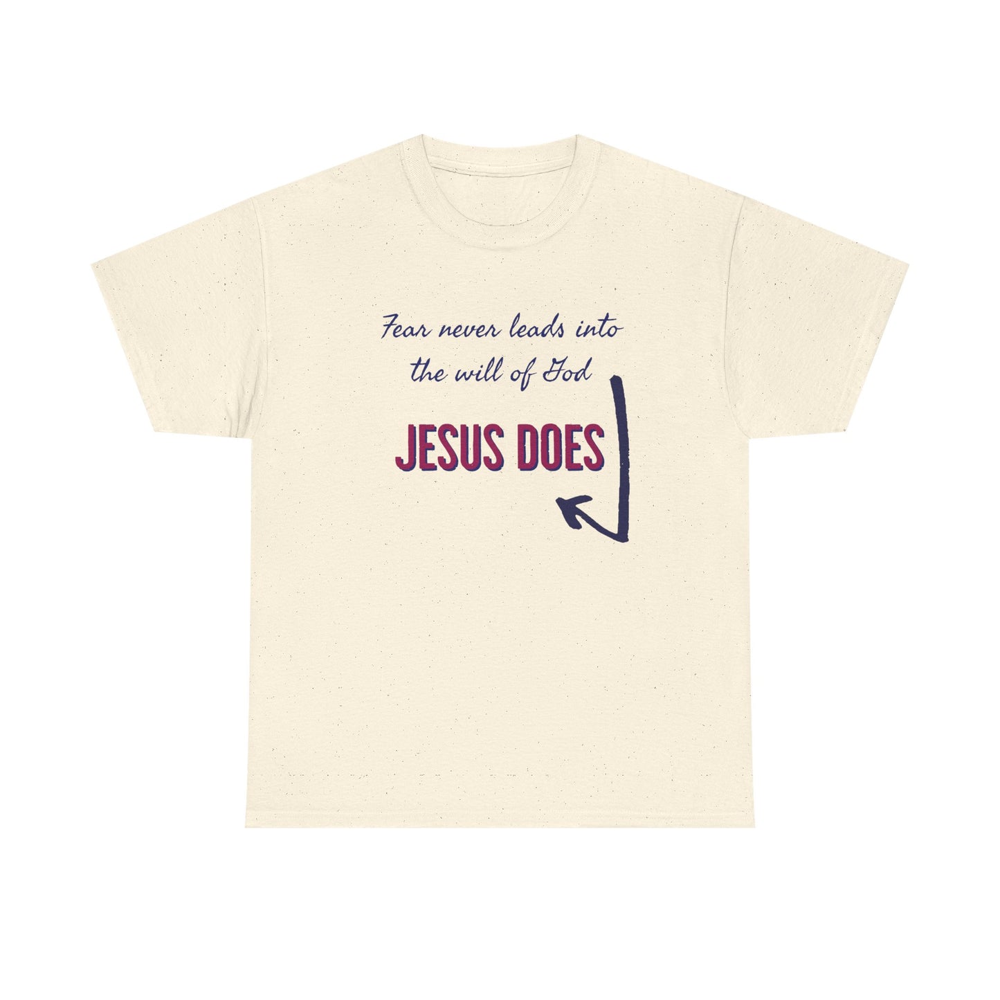 "Fear Never Leads" Unisex Heavy Cotton Tee