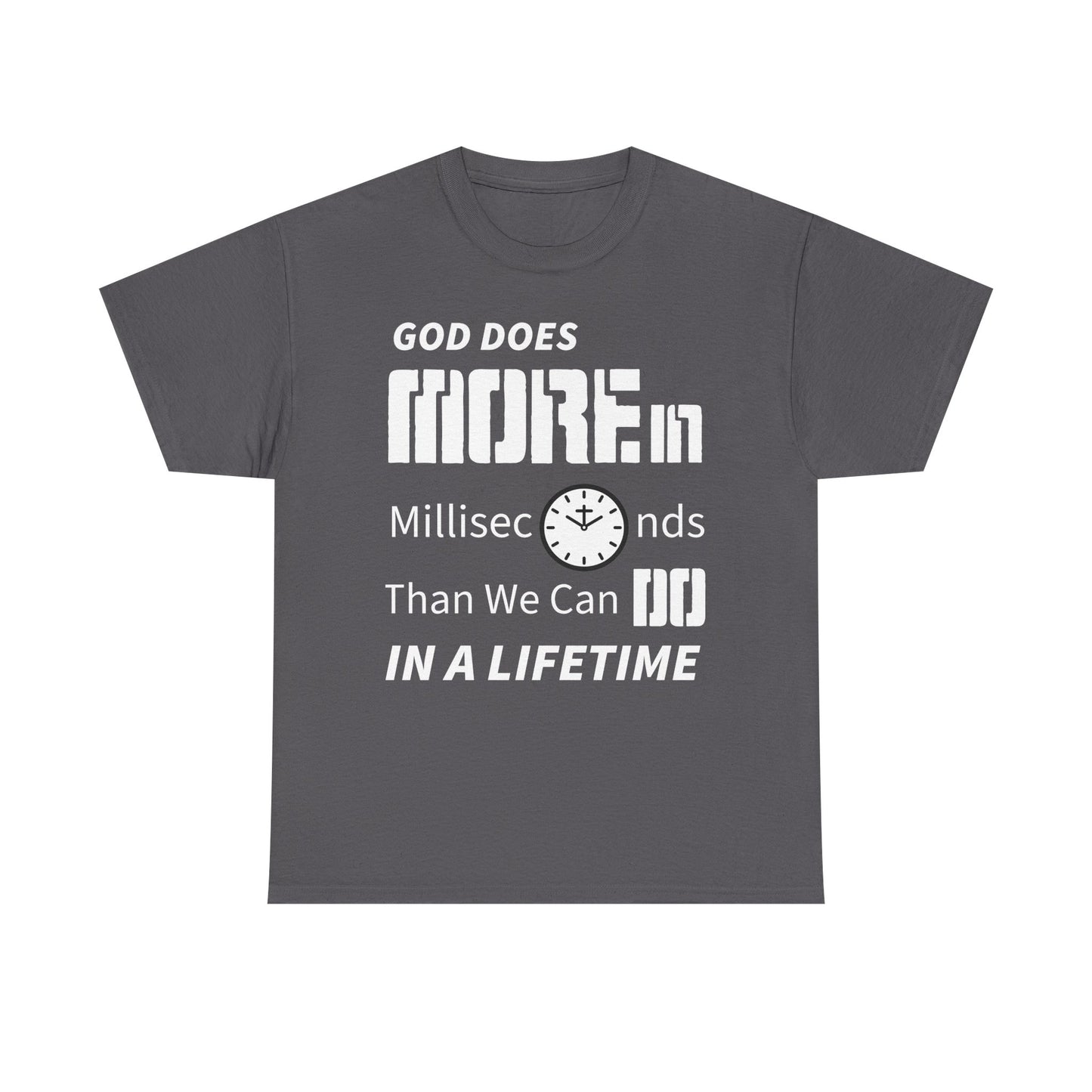God Does More Inspirational Religious Tee, God Does More Shirt, Faith-Based T-Shirt, Christian Gift, Motivational Cotton Top