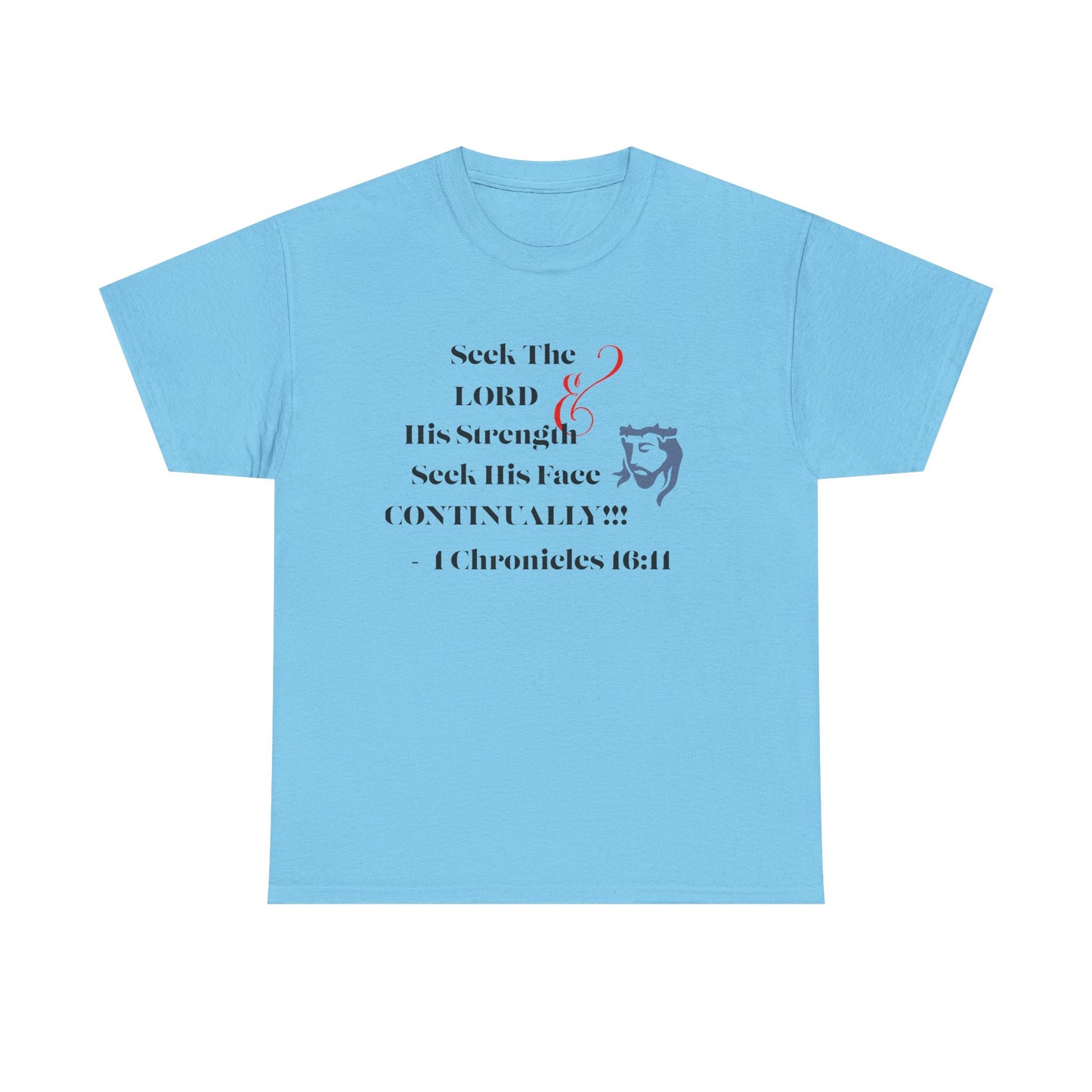 Seek The Lord faith-Inspired Unisex Cotton Tee, Inspirational T-Shirt, Christian Gift, Casual Wear, Bible Verse Shirt, Everyday Comfort