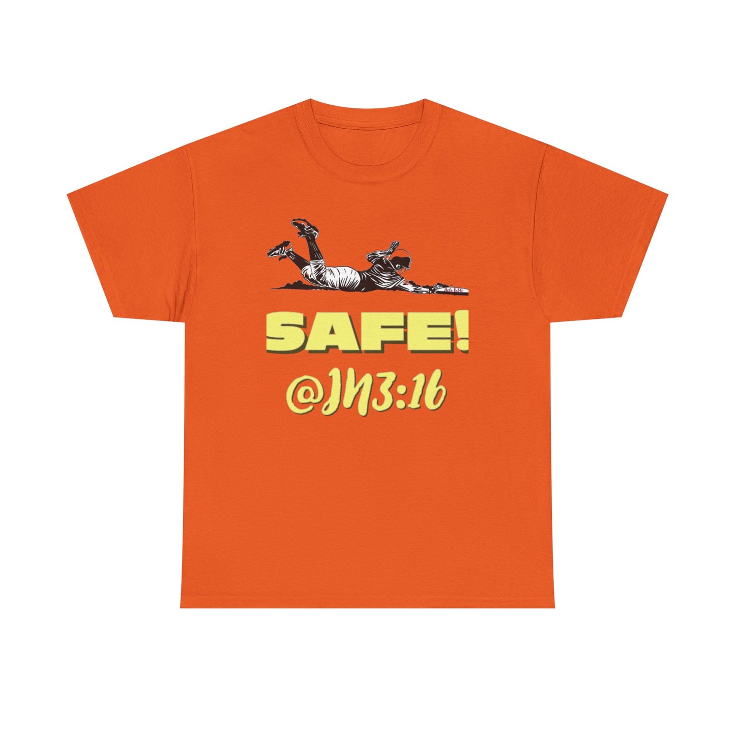 "Safe @ John 3:16" Unisex Heavy Cotton Tee