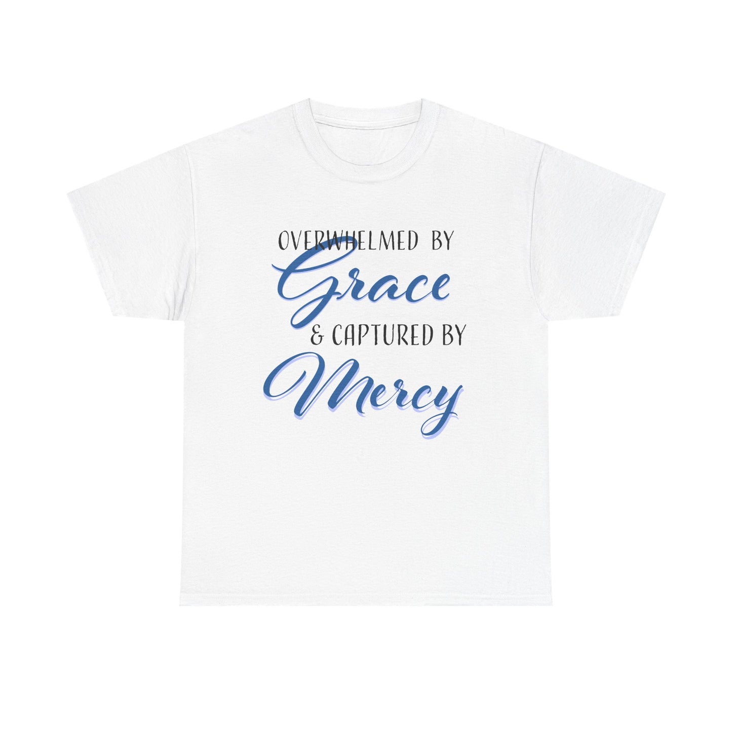 Overwhelmed by Grace Tee, Inspirational T-Shirt, Faith-Based Apparel, Christian Gift, Religious Top, Meaningful Message Shirt