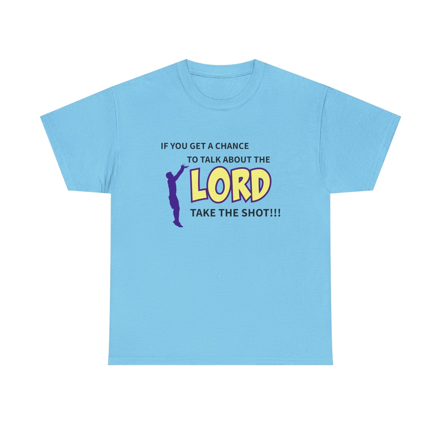 Take The Shot T-Shirt, Lord Take the Shot Tee, Unisex Cotton Top, Christian Humor Shirt, Gift for Church Events