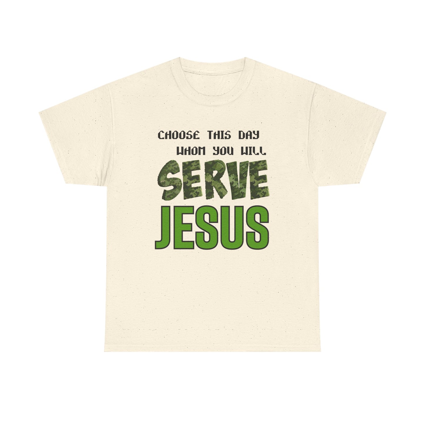 Choose This Day Tee, Christian Apparel, Serve Jesus Shirt, Casual Wear, Inspirational Gift