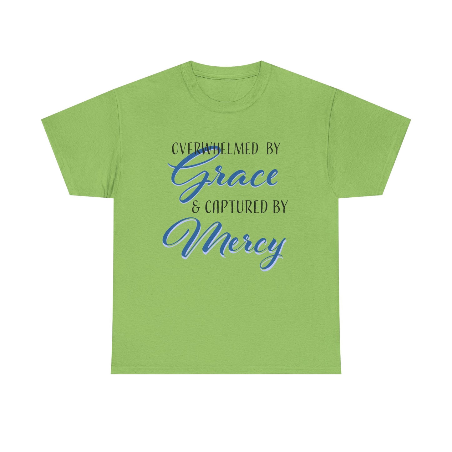 Overwhelmed by Grace Tee, Inspirational T-Shirt, Faith-Based Apparel, Christian Gift, Religious Top, Meaningful Message Shirt