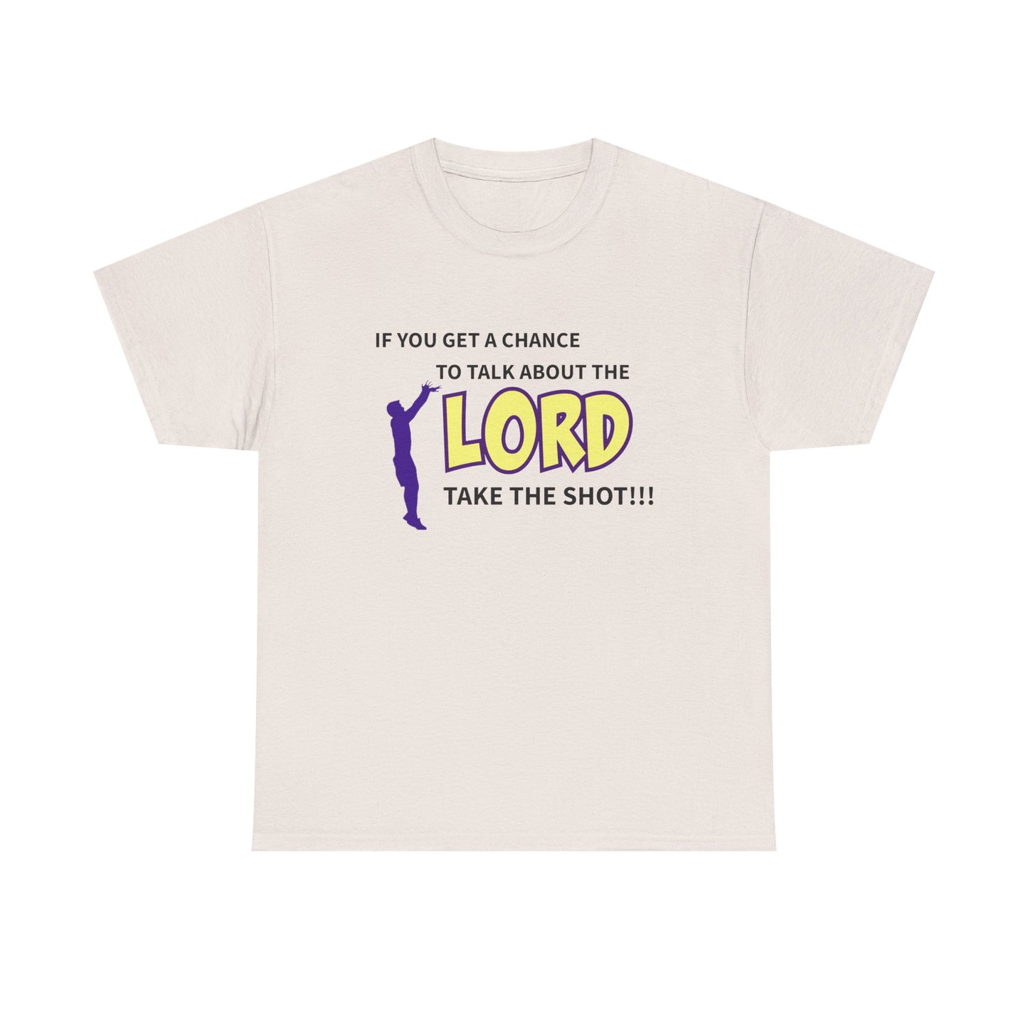 Take The Shot T-Shirt, Lord Take the Shot Tee, Unisex Cotton Top, Christian Humor Shirt, Gift for Church Events