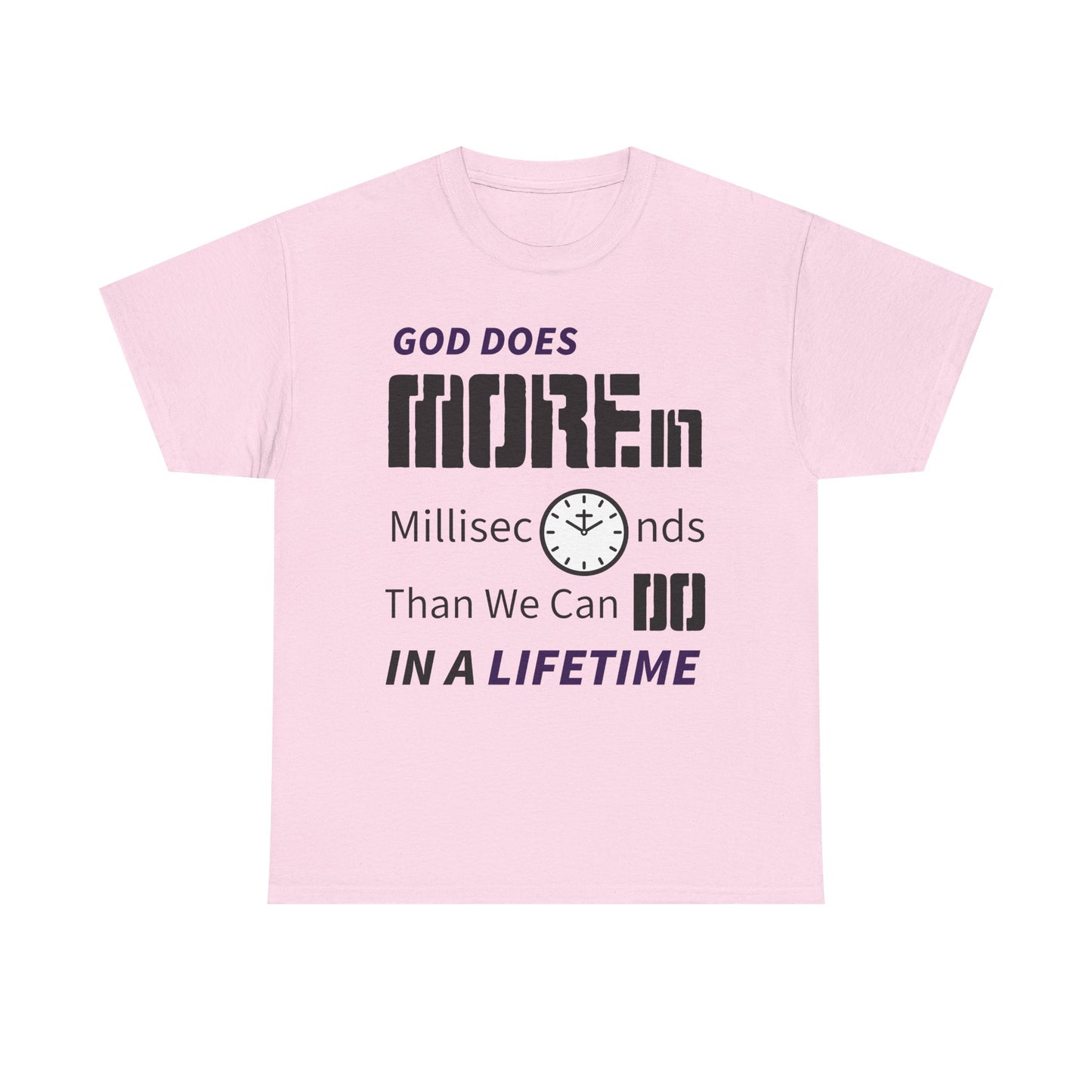 God Does More Inspirational Religious Tee, God Does More Shirt, Faith-Based T-Shirt, Christian Gift, Motivational Cotton Top