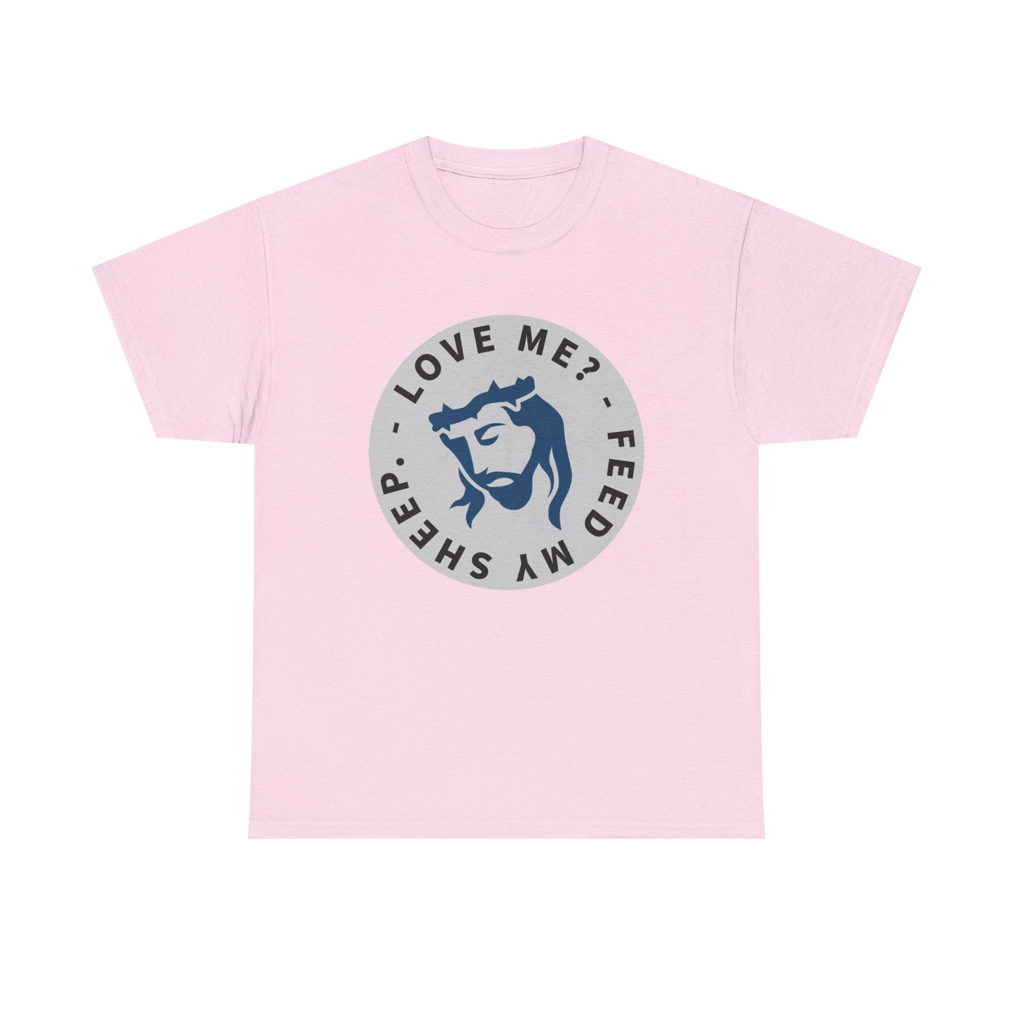 Jesus Love Me Feed Tee - Unisex Heavy Cotton T-Shirt, Christian Apparel, Faith-Based Gift, Casual Wear, Religious Tee