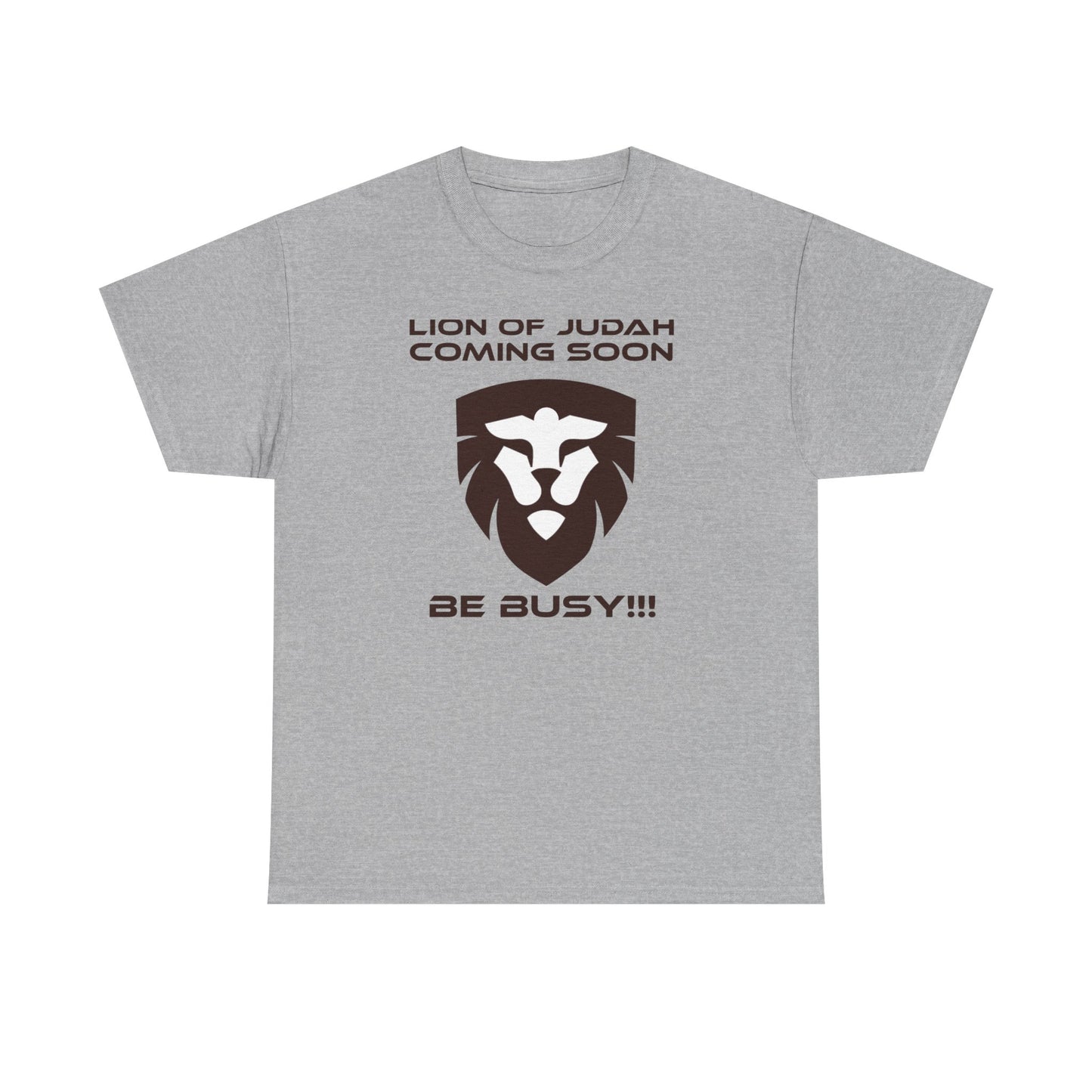 "Lion of Judah Coming Soon" Unisex Heavy Cotton Tee