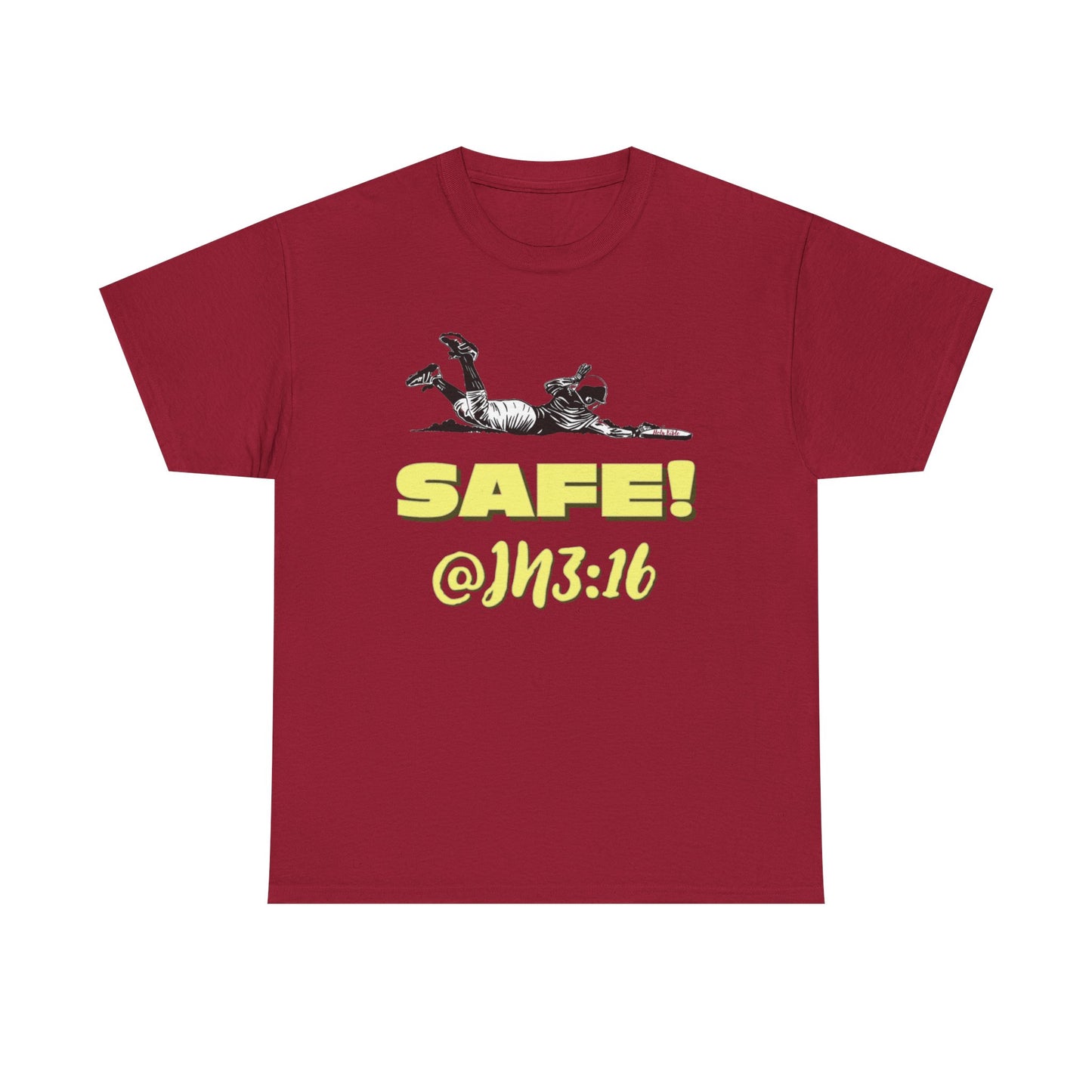 "Safe @ John 3:16" Unisex Heavy Cotton Tee