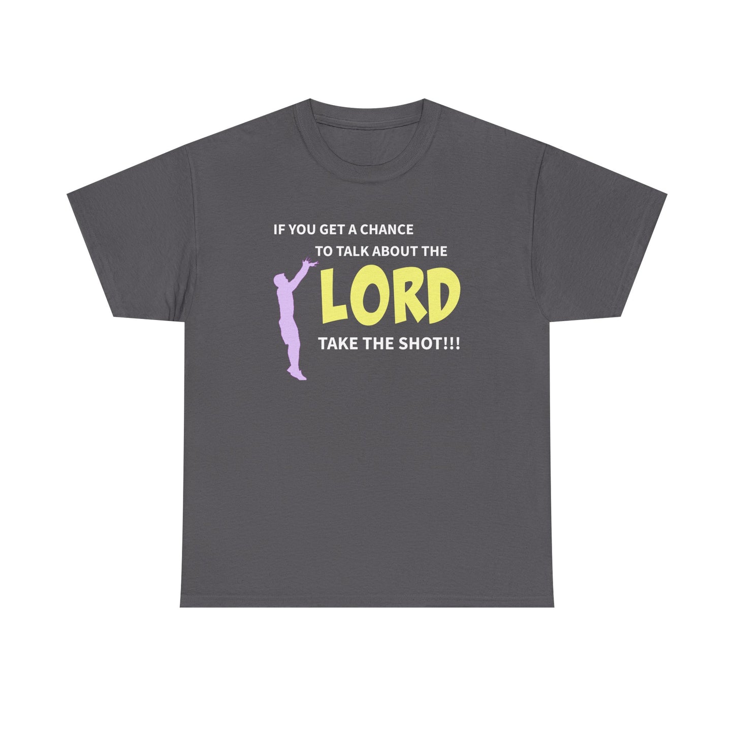 Take The Shot T-Shirt, Lord Take the Shot Tee, Unisex Cotton Top, Christian Humor Shirt, Gift for Church Events