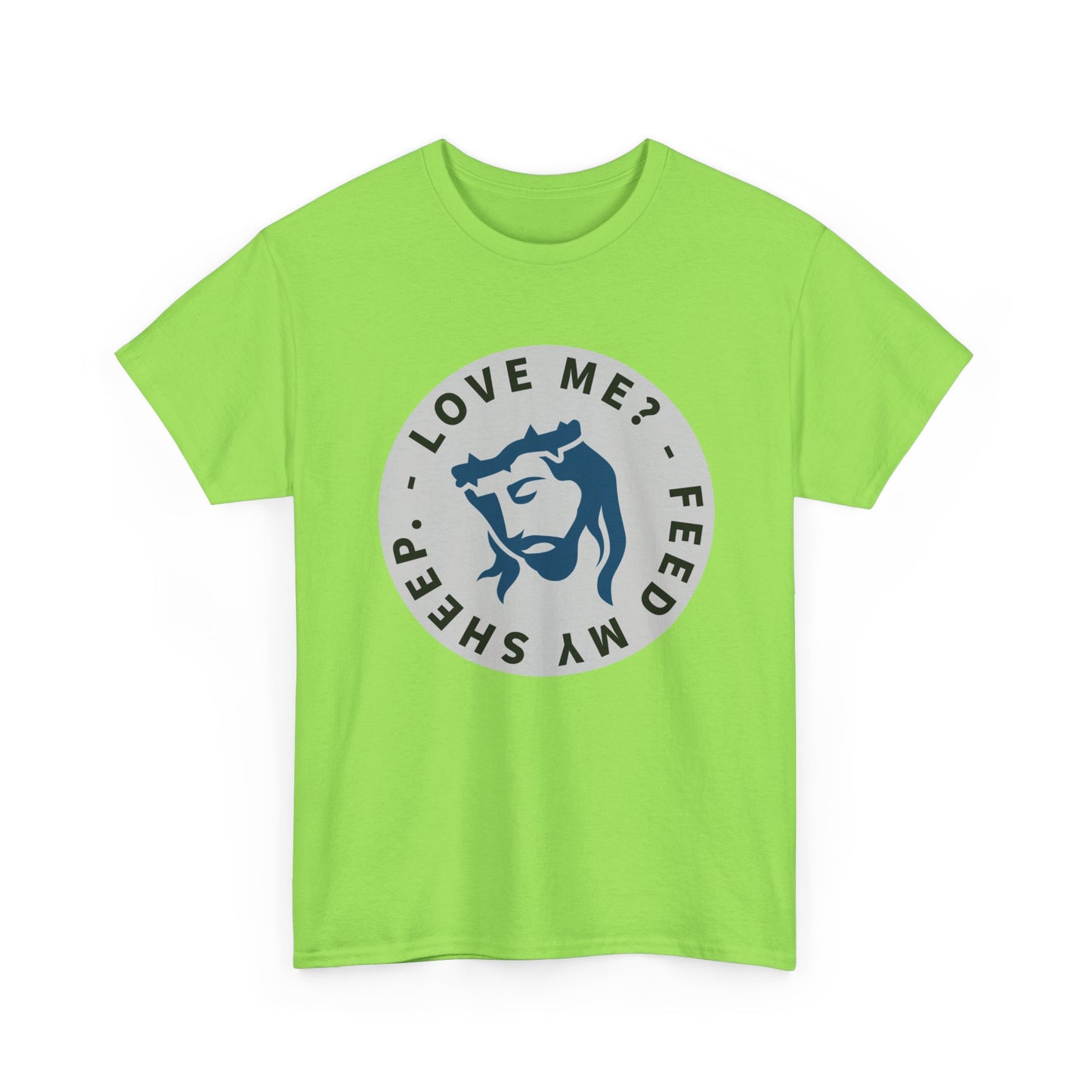 Jesus Love Me Feed Tee - Unisex Heavy Cotton T-Shirt, Christian Apparel, Faith-Based Gift, Casual Wear, Religious Tee