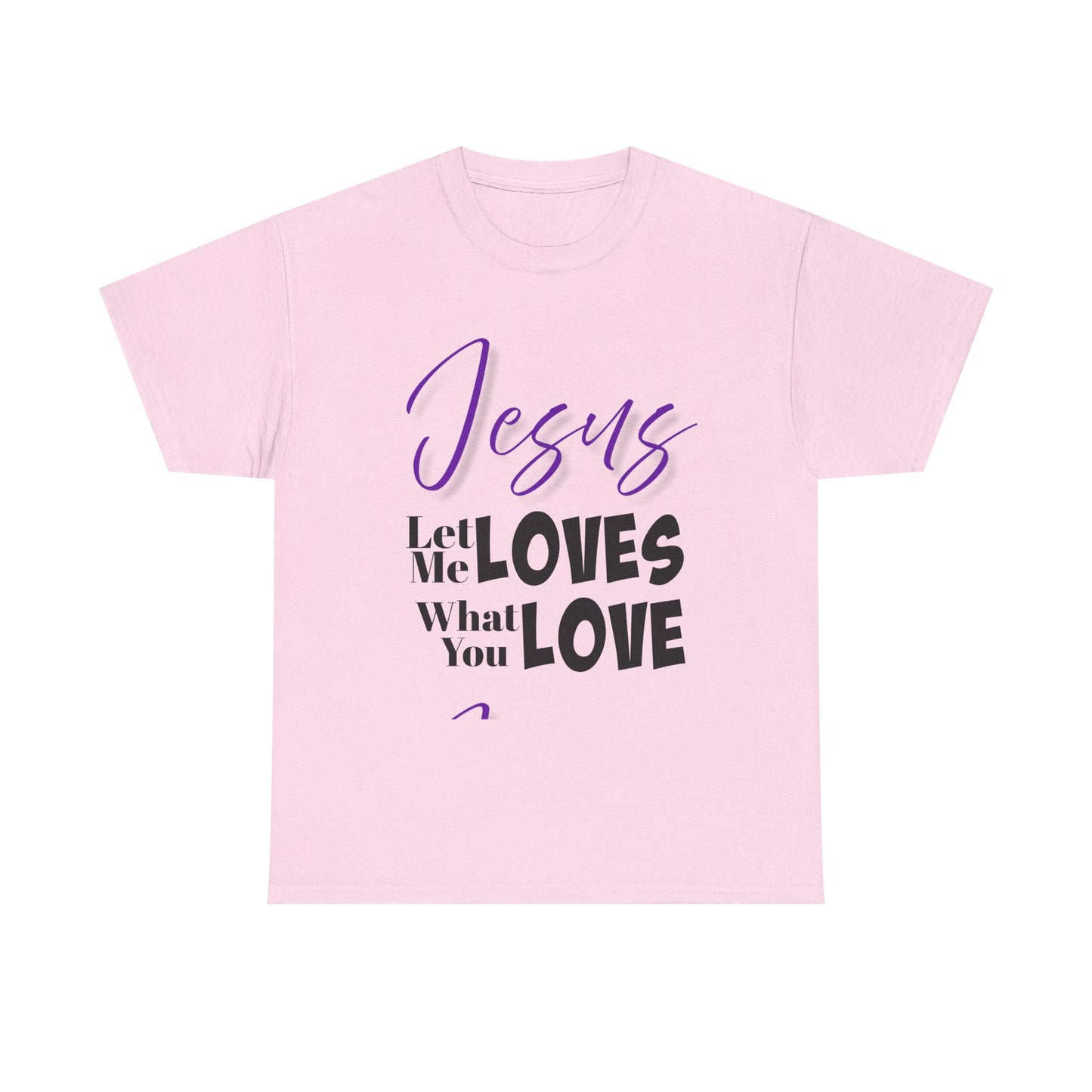 Jesus Loves Heavy Cotton Tee, Unisex Shirt, Christian Apparel, Faith-Based Gift, Casual Wear, Inspirational T-Shirt