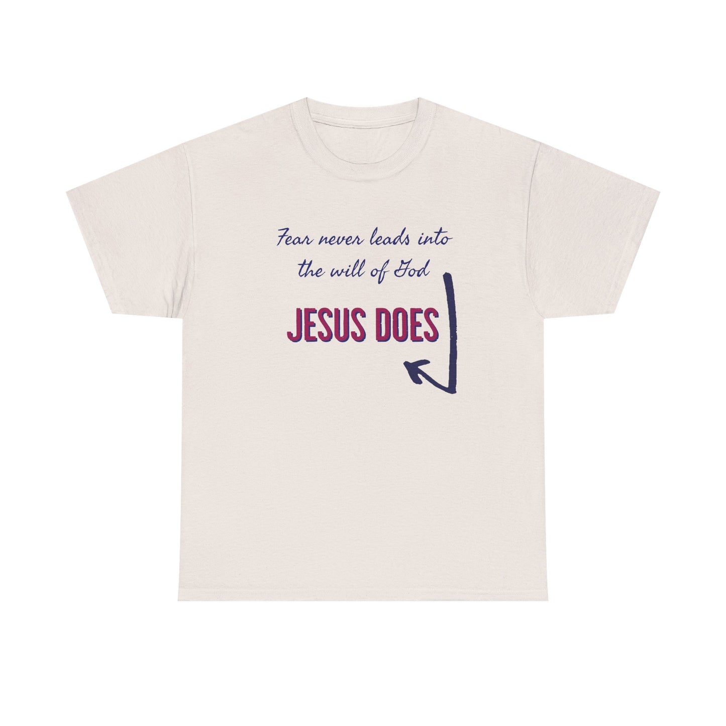 "Fear Never Leads" Unisex Heavy Cotton Tee