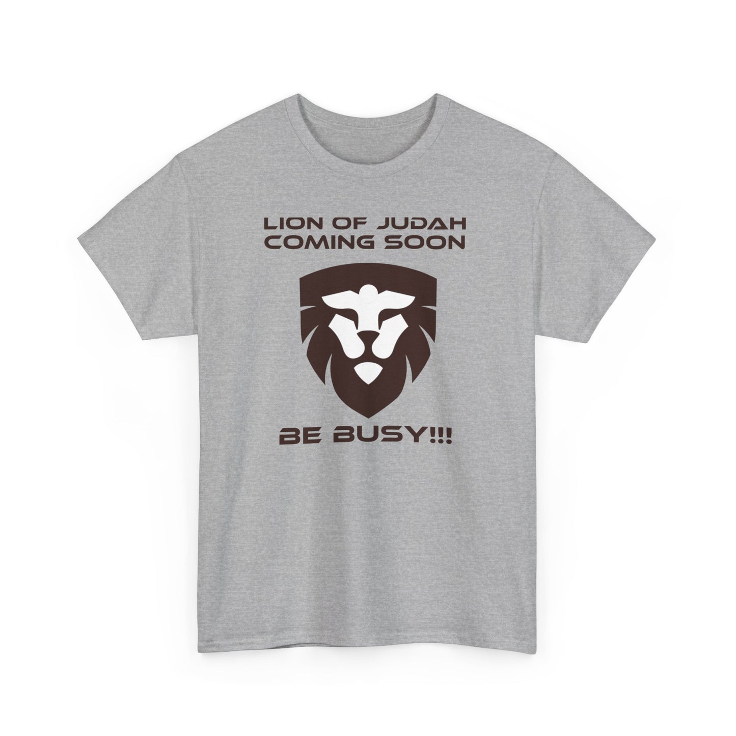 "Lion of Judah Coming Soon" Unisex Heavy Cotton Tee