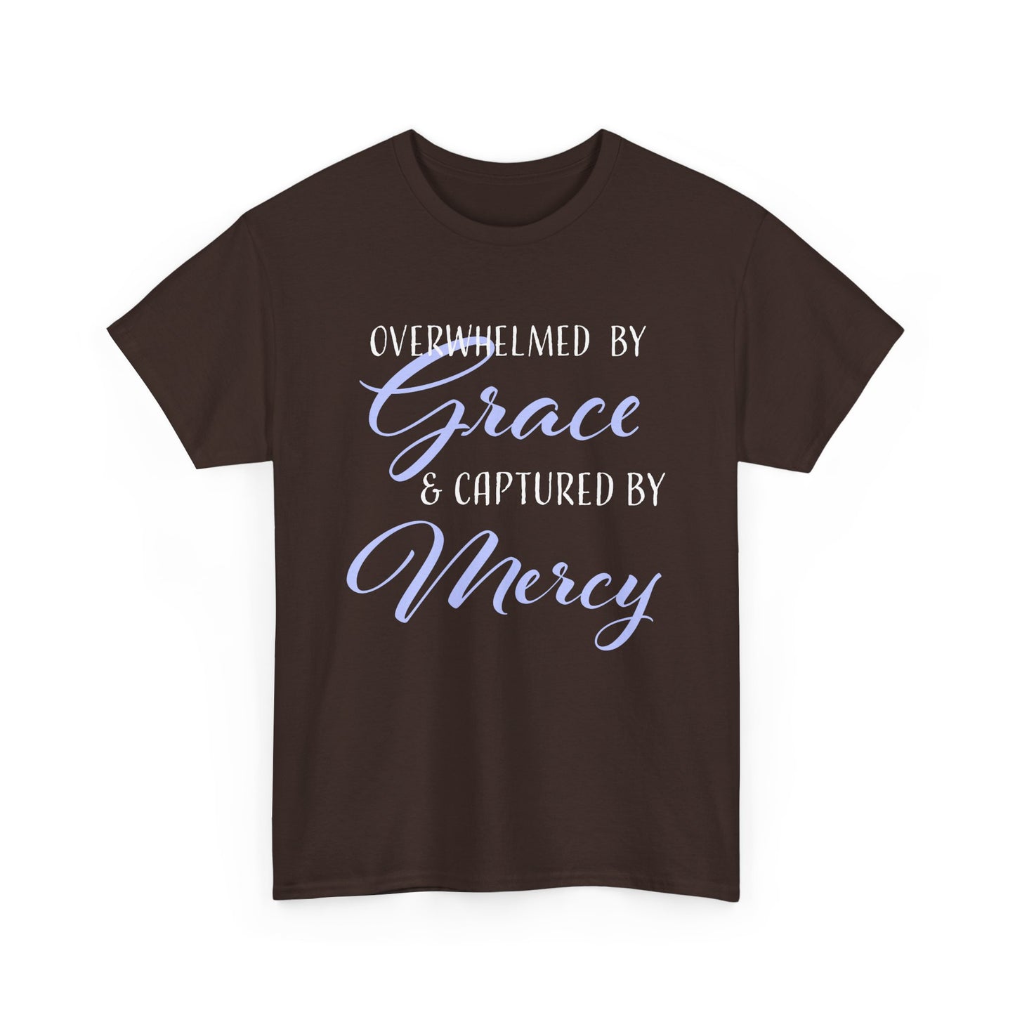 Overwhelmed by Grace Tee, Inspirational T-Shirt, Faith-Based Apparel, Christian Gift, Religious Top, Meaningful Message Shirt