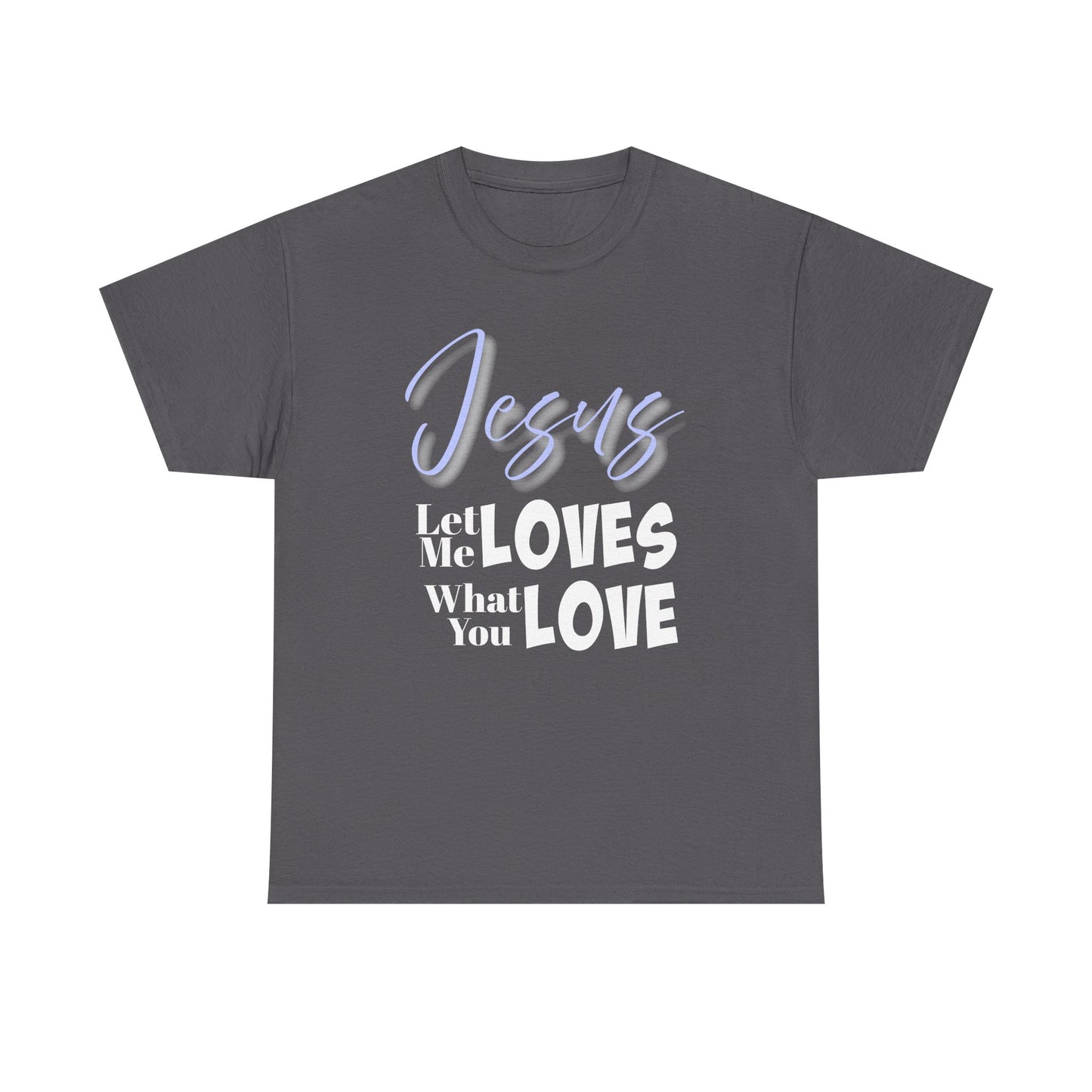 Jesus Loves Heavy Cotton Tee, Unisex Shirt, Christian Apparel, Faith-Based Gift, Casual Wear, Inspirational T-Shirt